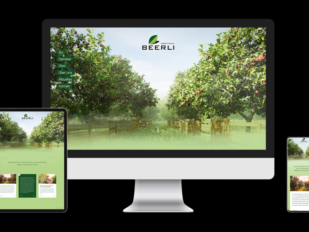 Neue Website Beerli Obstbau